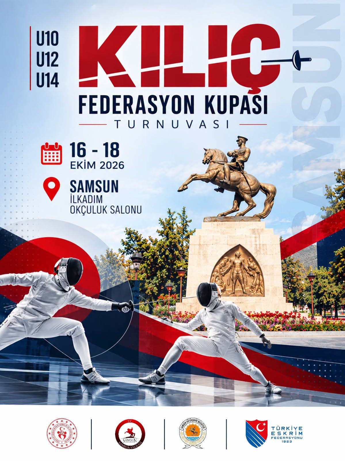 Samsun’da kılıçlar çekilecek! 612 sporcu mücadele edecek