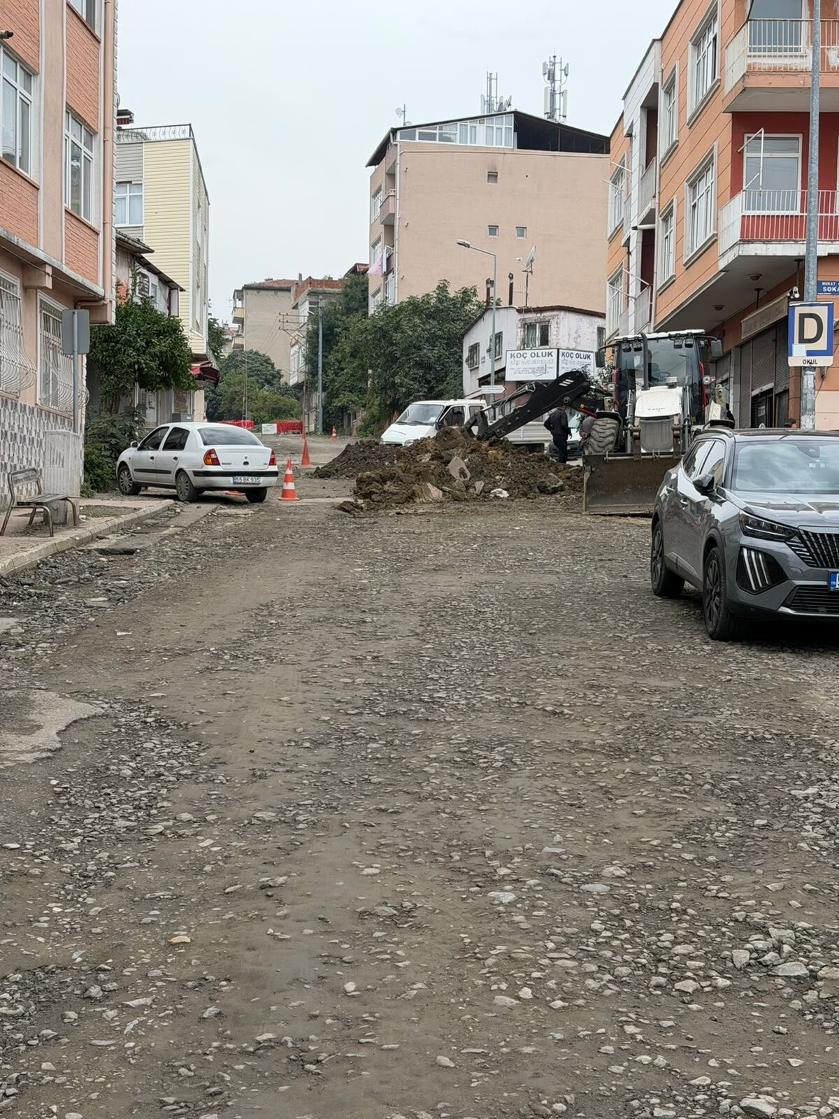 samsun haber: Samsun’da Kadıköy Mahallesi'nde iki aydır bitmeyen yol çilesi