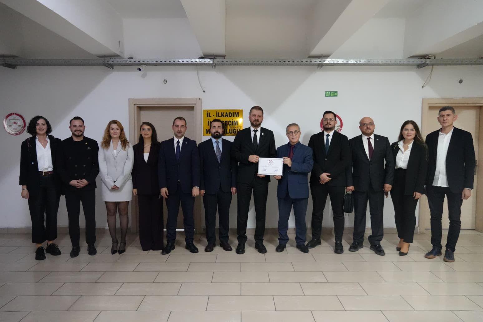 Samsun haber: Samsun'un yeni Baro Başkanı Kutluhan Gökçe mazbatasını aldı