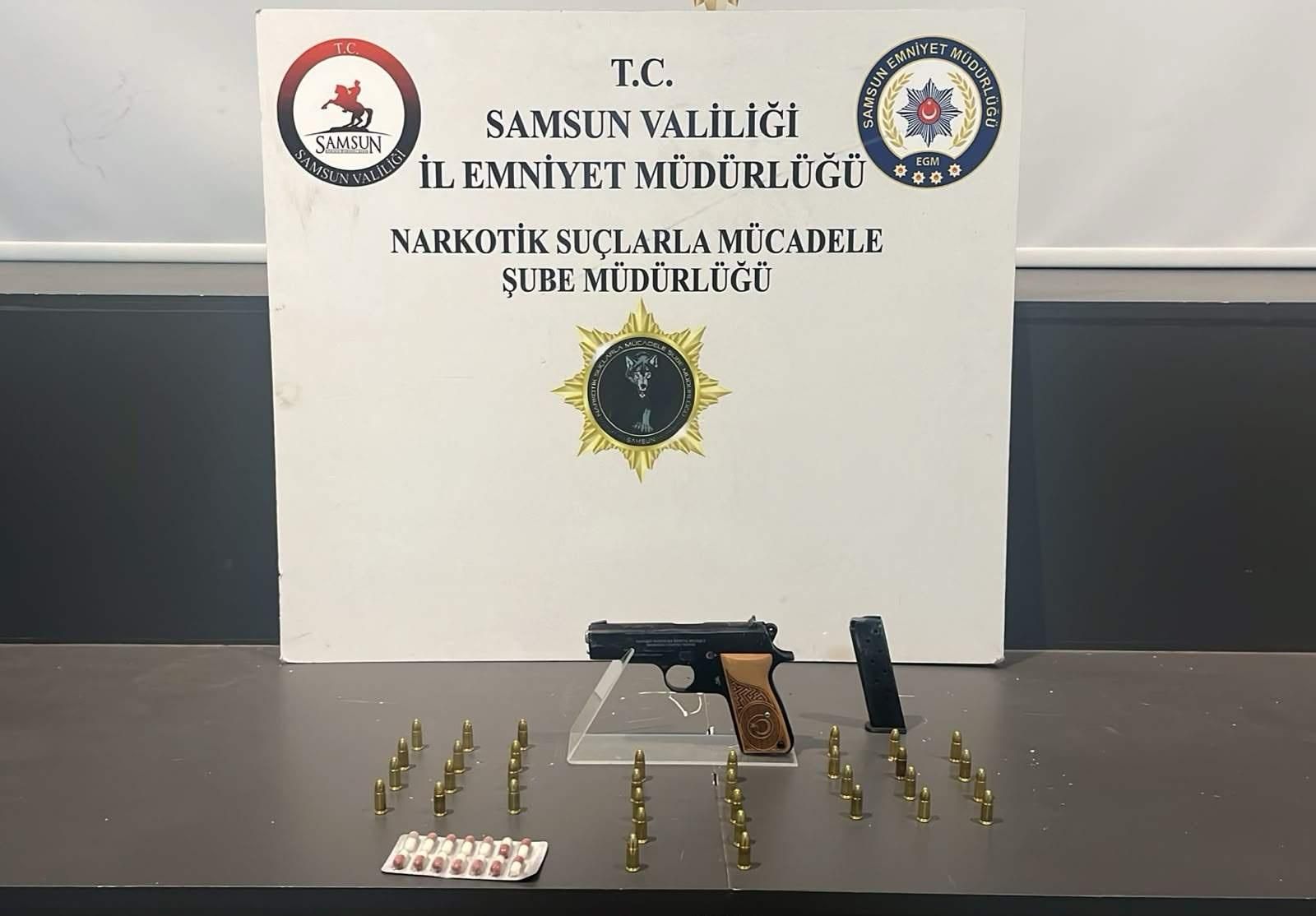 Samsun’da polisten 3 ayrı operasyon! Çok sayıda madde ele geçirildi