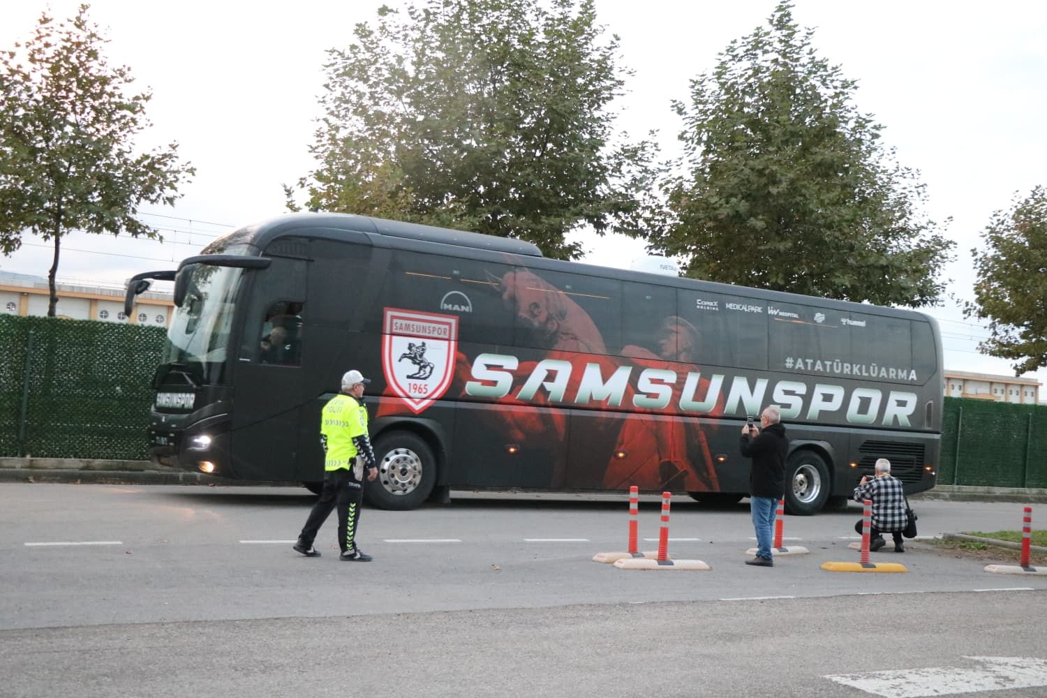 Samsunspor-Amedspor maçı öncesi geniş güvenlik önlemi