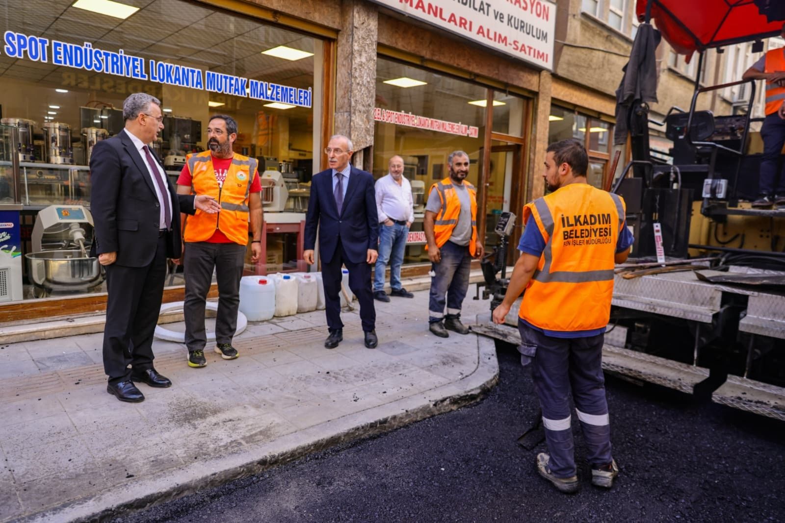 Samsun haber: Başkan İhsan Kurnaz sözünü tuttu, İlkadım'da cadde asfalta kavuştu