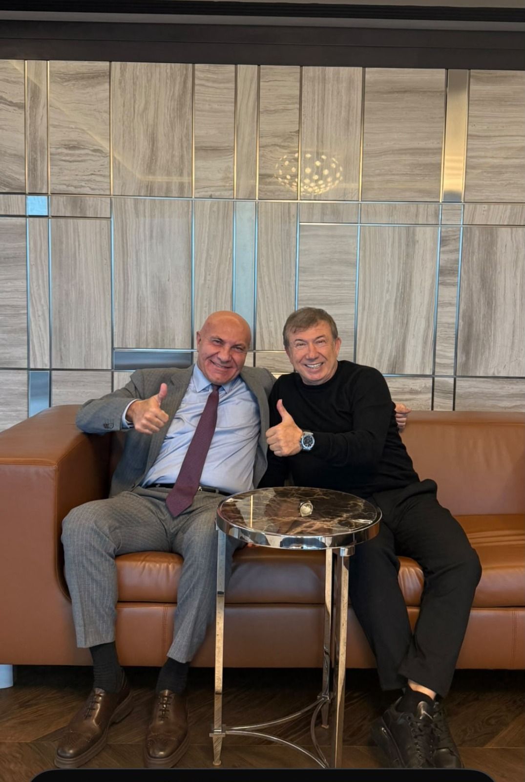 samsunspor haber: Kral Tanju Çolak, Samsunspor Başkanı Yüksel Yıldırım'la görüştü