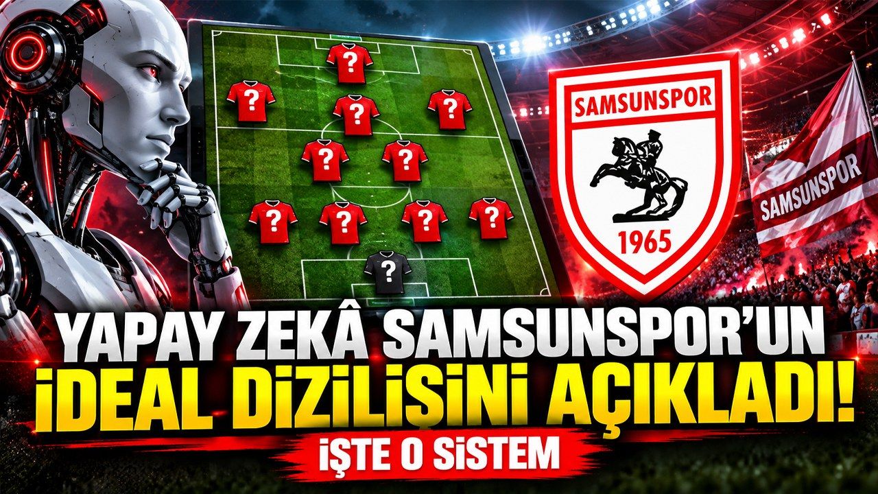 Yapay zekâ Samsunspor'un ideal dizilişini açıkladı! İşte o sistem