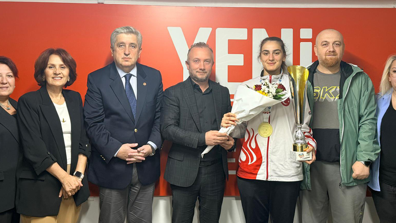 Samsun haber: YENİ Partili Murat Çan’dan Samsun’un gururu Göknur'a tebrik