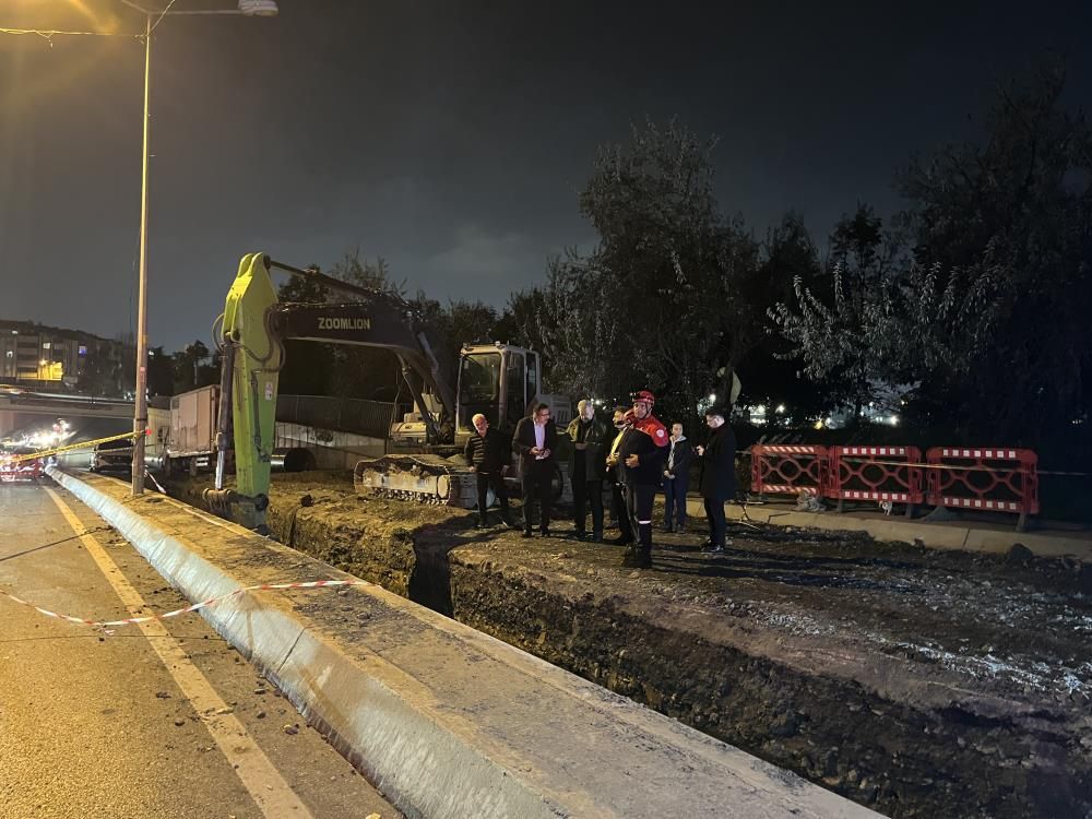 Yol çalışmasında korkunç olay! İşçi boşluğa düşerek hayatını kaybetti