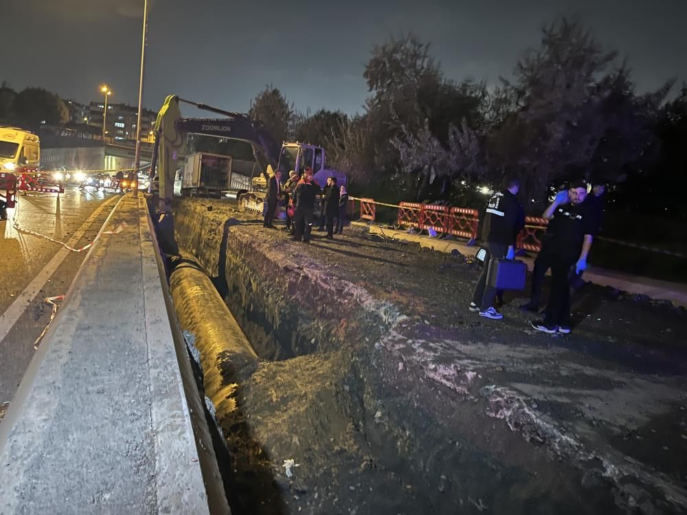 Yol çalışmasında korkunç olay! İşçi boşluğa düşerek hayatını kaybetti