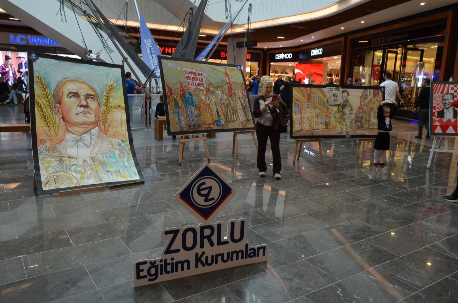 Samsun Haber: Zorlu'da Cumhuriyet rüzgarı! 103. yıl coşkuyla kutlandı